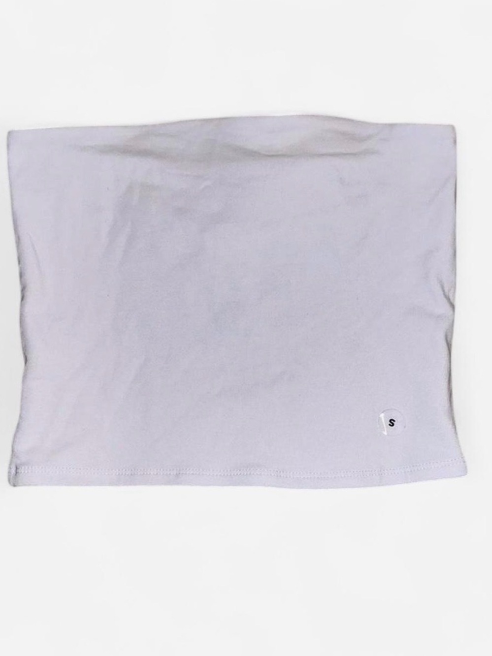 Tilly's White Tube Crop Top